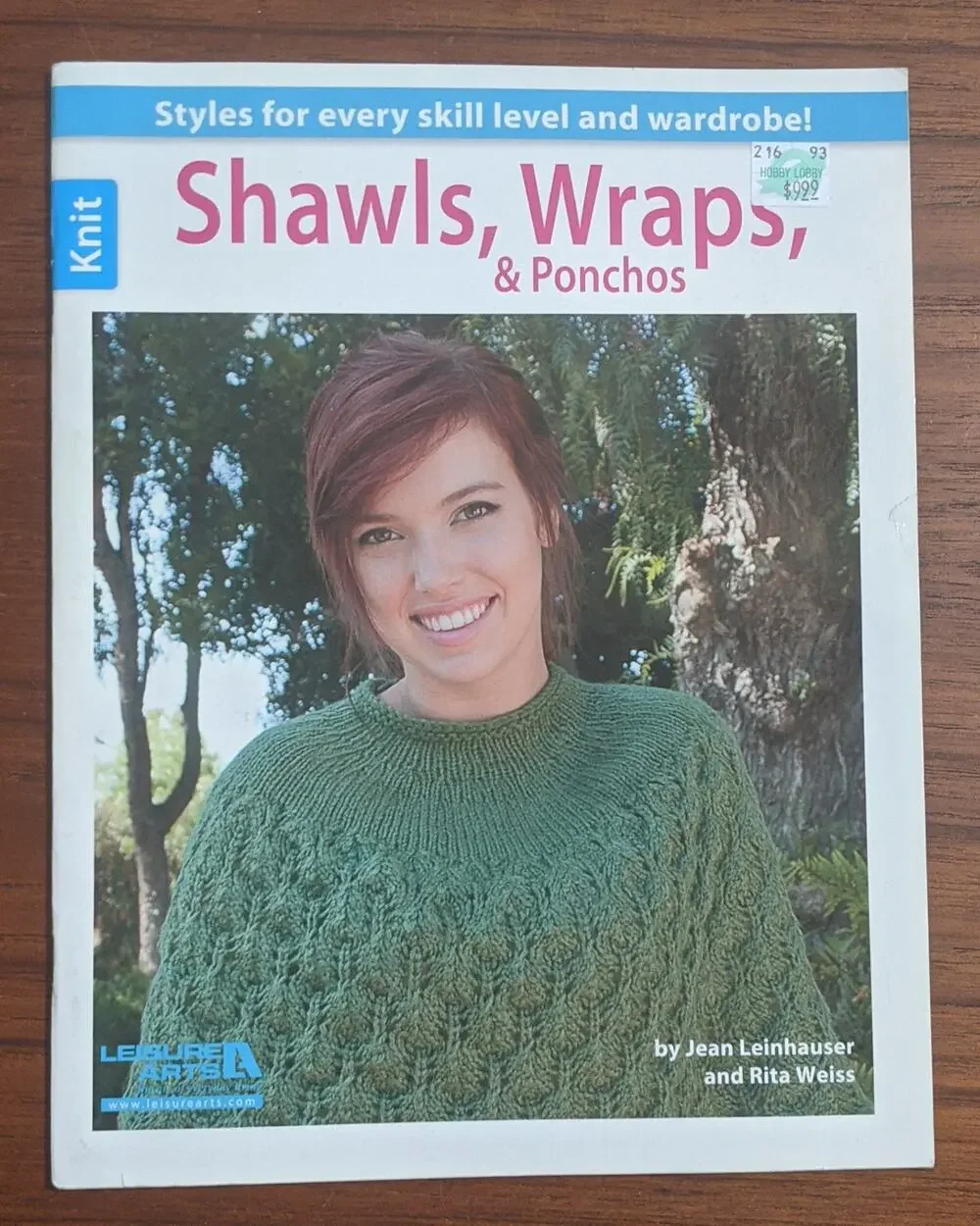 Shawls, Wraps, and Ponchos Knit Pattern Book